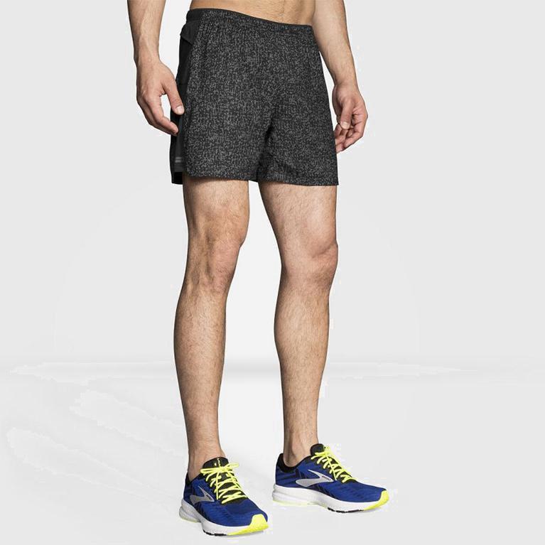 Brooks Sherpa 5 Løpeshorts Herre Pris - Grå - Norge (AYV682159)